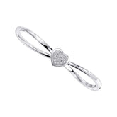 Hinged Heart Bangle